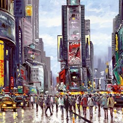 City Of Lights by Henderson Cisz - Limited Edition on Canvas sized 14x14 inches. Available from Whitewall Galleries